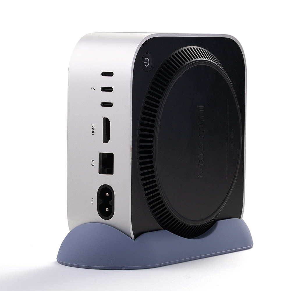 Mac Laptop Accessories - ขาตั้งซิลิโคนแนวตั้งสำหรับแมคมินิ M4/เอ็ม 4 โปร 2024 ที่วางระบายความร้อนแท่นยึดโต๊ะออแกไนเซอร์อุปกรณ์เสริม