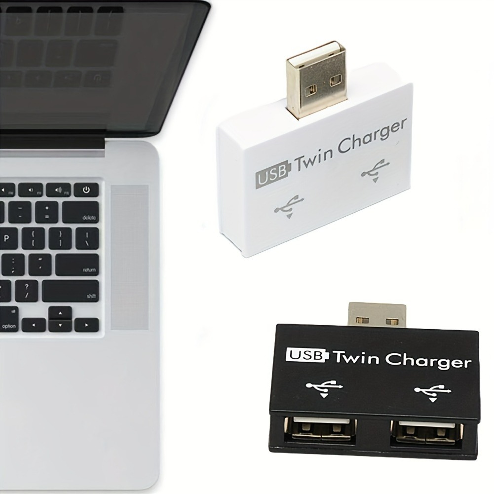 Laptop Accessories Macbook - USB2.0 Splitter 1 ชาย 2 พอร์ตหญิง