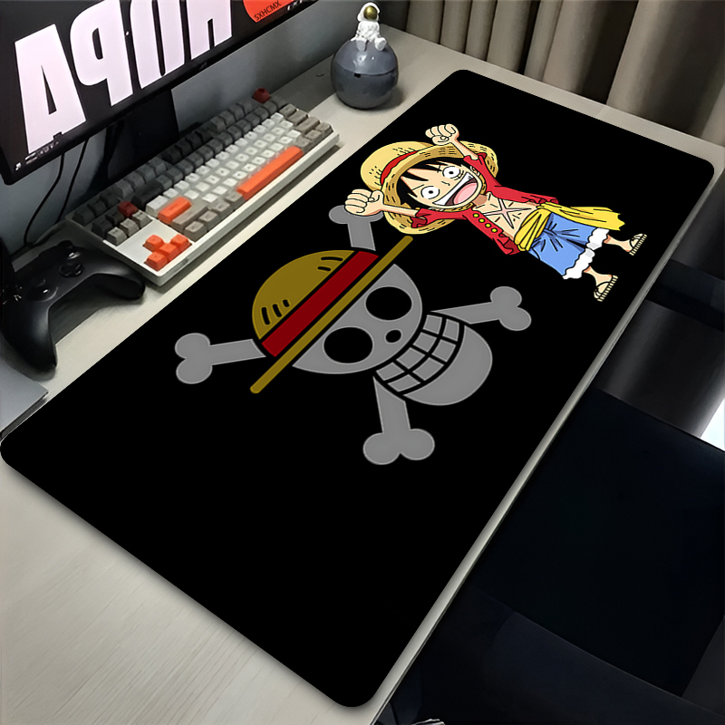 Good Laptop Accessories - แผ่นรองเมาส์คอมพิวเตอร์แล็ปท็อปเกมเมอร์คีย์บอร์ดแผ่นรองเม้าส์อะนิเมะวันพีชน่ารักแผ่นรองเมาส์ขนาดใหญ่พีซีอุปกรณ์เสริมสำหรับเล่นเกมตกแต่งโต๊ะ