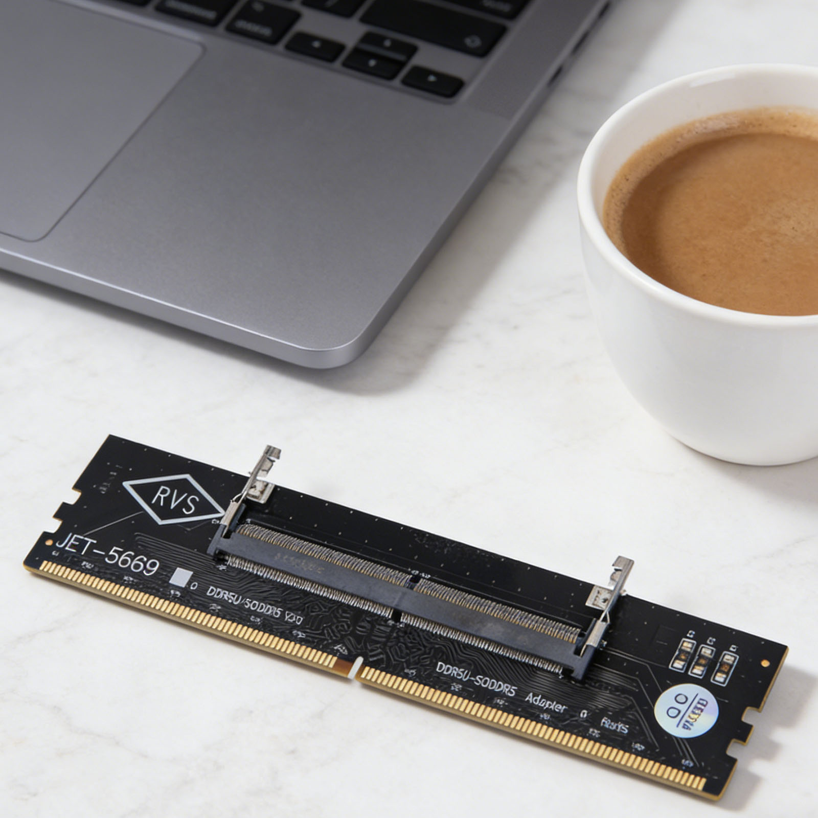 Laptop Accessories Ram - DDR5 แล็ปท็อปเป็นเดสก์ท็อปหน่วยความจำ RAM คอนเนคเตอร์ 1.1V ตัวแปลงคอนเนคเตอร์หน่วยความจำอะแดปเตอร์สำหรับคอมพิวเตอร์พีซีอุปกรณ์เสริม