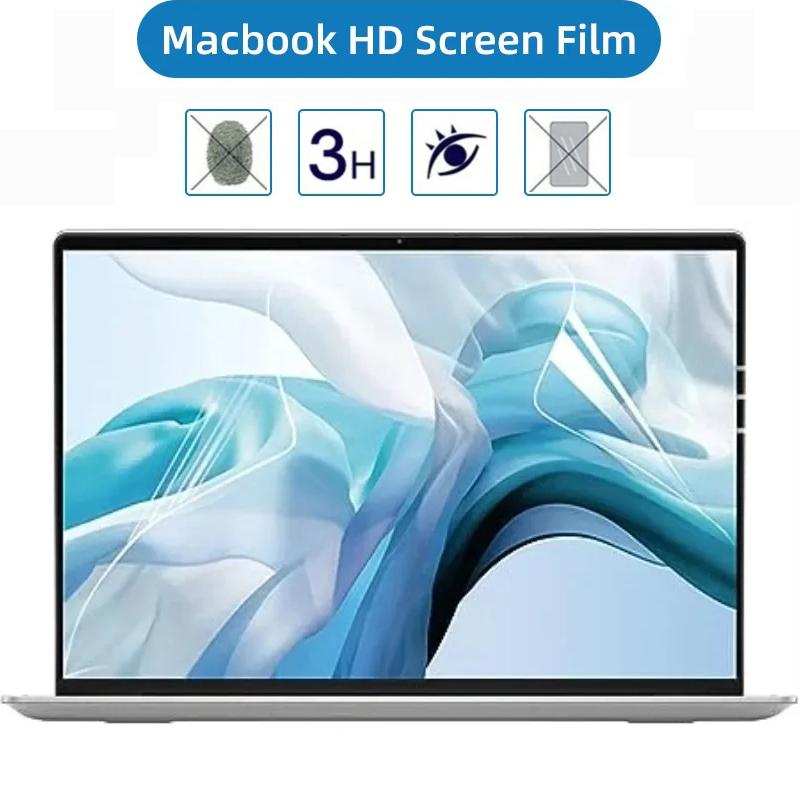Mac Laptop Accessories - ป้องกันหน้าจอสําหรับMacBook HDฟิล์มนุ่มสําหรับAir 13 นิ้วM1 M2 Pro