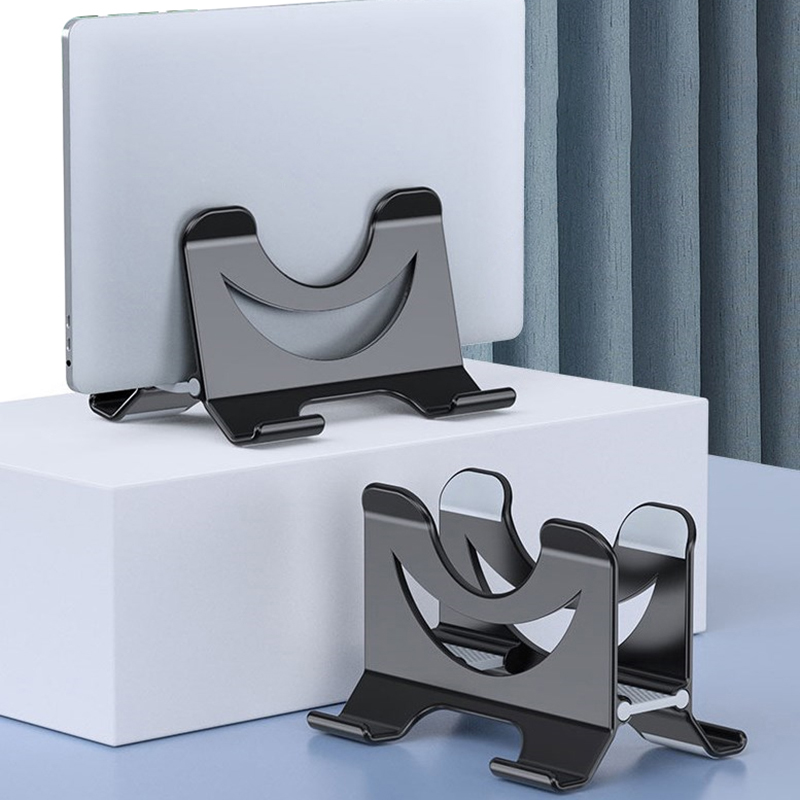 Mac Laptop Accessories - ขาตั้งแนวตั้งสำหรับแมคมินิแล็ปท็อปขาตั้งเดสก์ท็อปที่วางคอมพิวเตอร์แบบปรับได้กันลื่น