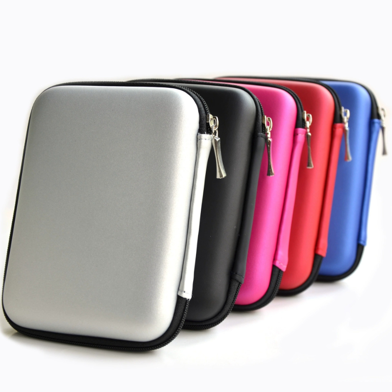Laptop Accessories Bag - กระเป๋าเก็บฮาร์ดไดรฟ์แบบพกพาขนาด 2.5 นิ้ว EVA กันกระแทกสำหรับสาย USB