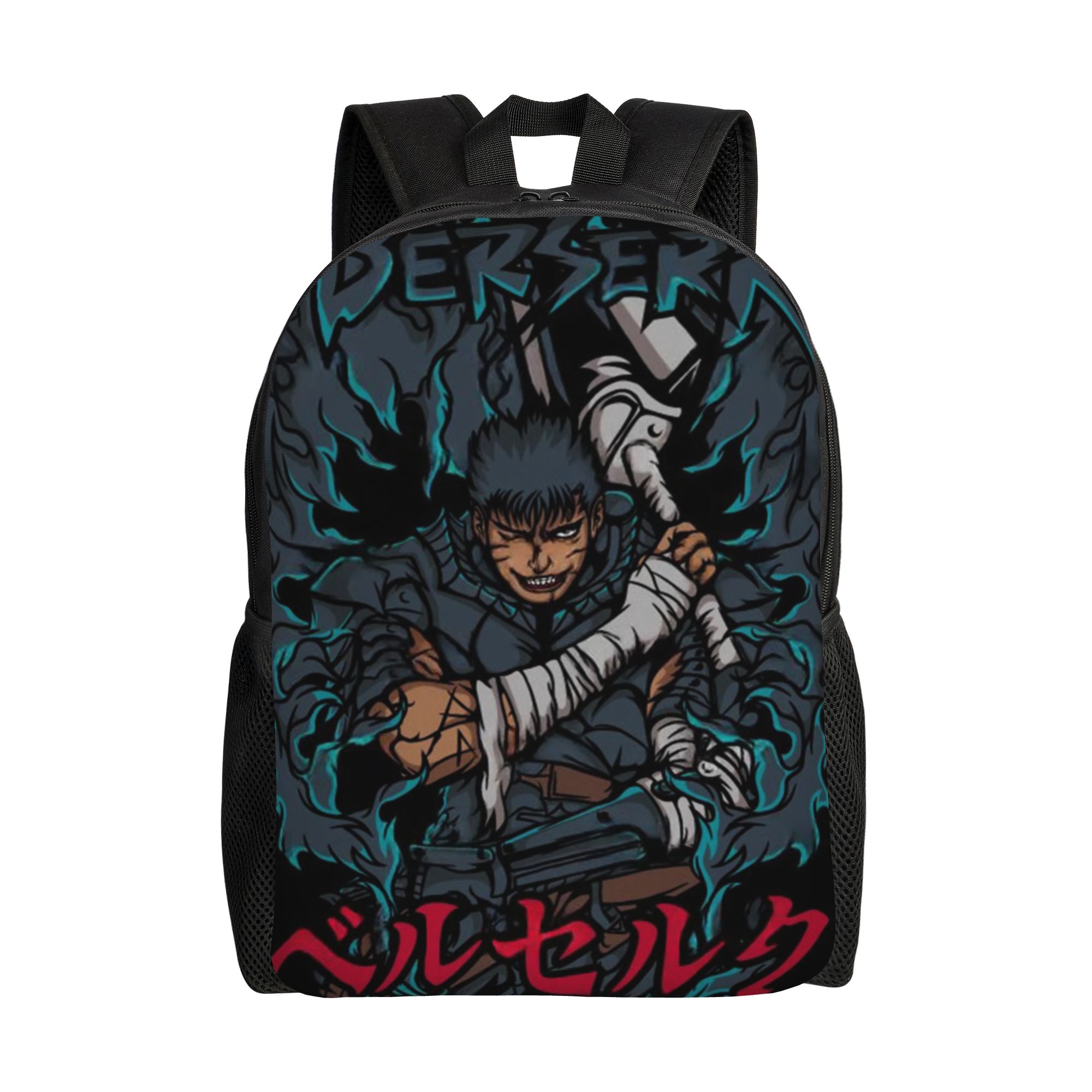 Laptop Accessories For Students - B-Berserks กระเป๋าเป้สะพายหลังสำหรับเดินทางผู้หญิงผู้ชายกระเป๋าใส่แล็ปท็อปสำหรับโรงเรียนมังงะดาร์กแฟนตาซี แบล็ค ซอร์ดสแมนสไตล์กระเป๋าเป้สะพายหลังสำหรับนักศึกษาวิทยาลัย