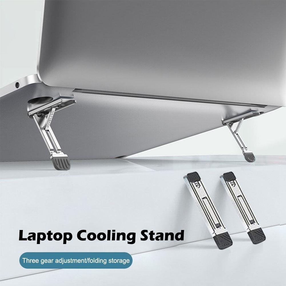 Laptop Accessories Macbook - ขาตั้งแล็ปท็อปอลูมิเนียมอัลลอยด์ MINI พับ 3 ปรับความสูงโน้ตบุ๊คอุปกรณ์เสริมสําหรับ MacBook
