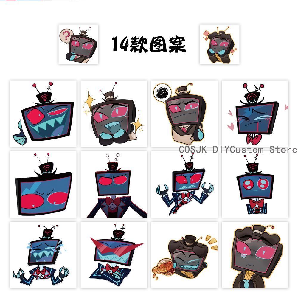 Laptop Accessories For Students - 500 ชิ้น/ม้วนอะนิเมะ วอกซ์ คิว เวอร์ชั่นสติกเกอร์ DIY