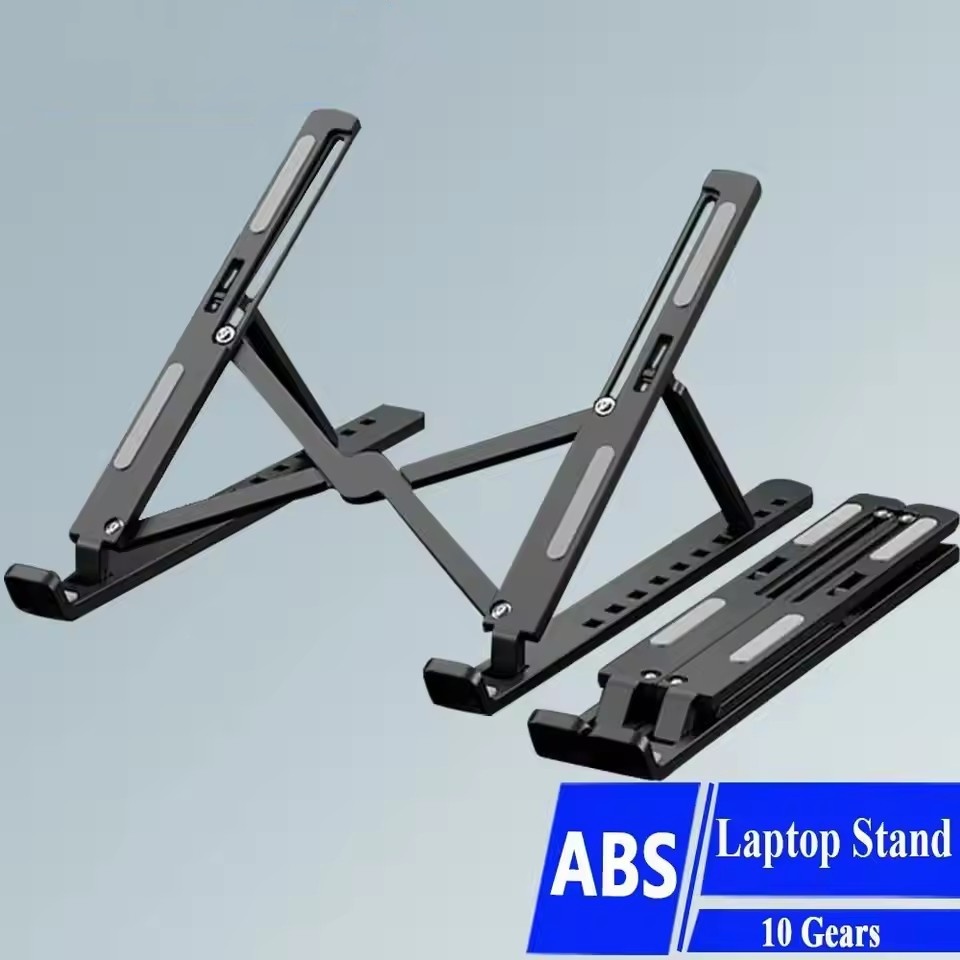 Mac Laptop Accessories - ขาตั้งแล็ปท็อปแบบพับได้แบบพกพาแบบพับได้ฐานรองรับพลาสติก ABS สําหรับ MacBook แล็ปท็อปพีซีอุปกรณ์เสริม