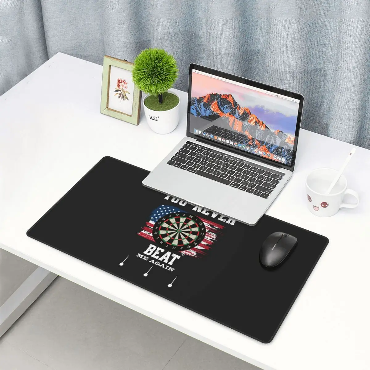 Laptop Accessories Target - แผ่นรองเมาส์ขนาดใหญ่ แผ่นปาเป้า ลูกดอก สำหรับเกมเมอร์ พีซี แล็ปท็อป
