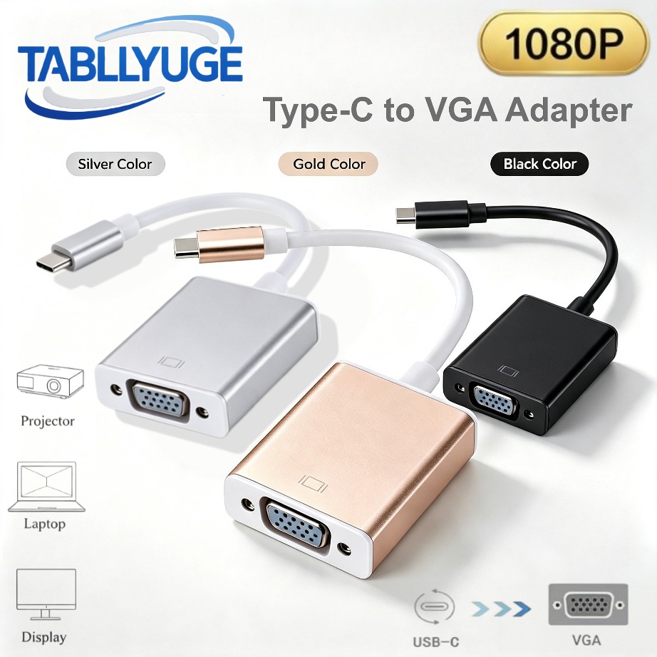 Monitor Portable Usb - TABLLYUGE อะแดปเตอร์ USB C to VGA