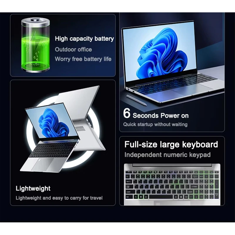 แล็ปท็อปหน้าจอ IPS ขนาด 15.6 น - Laptop Accessories Ram บทวิจารณ์และราคา