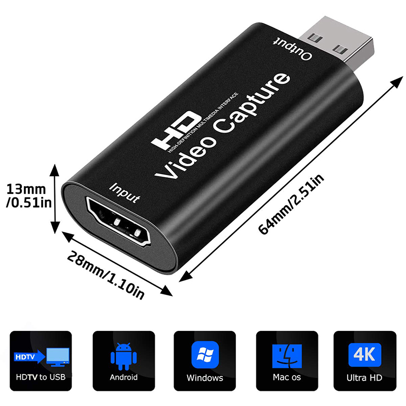 USB 2.0 Video Capture Card HD  - Monitor Portable Usb บทวิจารณ์และราคา
