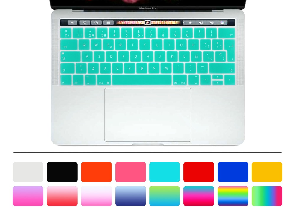 HRH สเปน EU แป้นพิมพ์ซิลิโคนสํ - Mac Laptop Accessories บทวิจารณ์และราคา