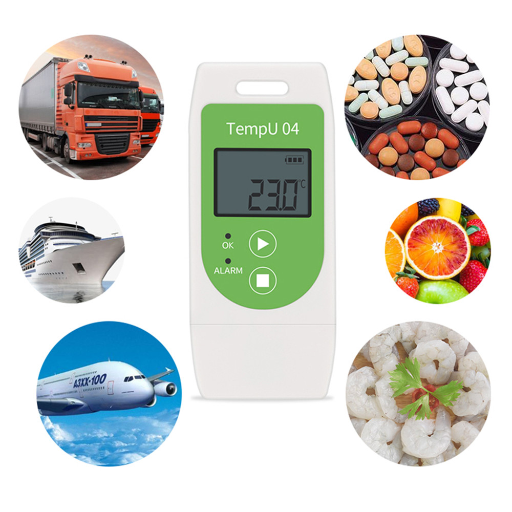USB เครื่องบันทึกข้อมูลอุณหภูม - Monitor Portable Usb บทวิจารณ์และราคา