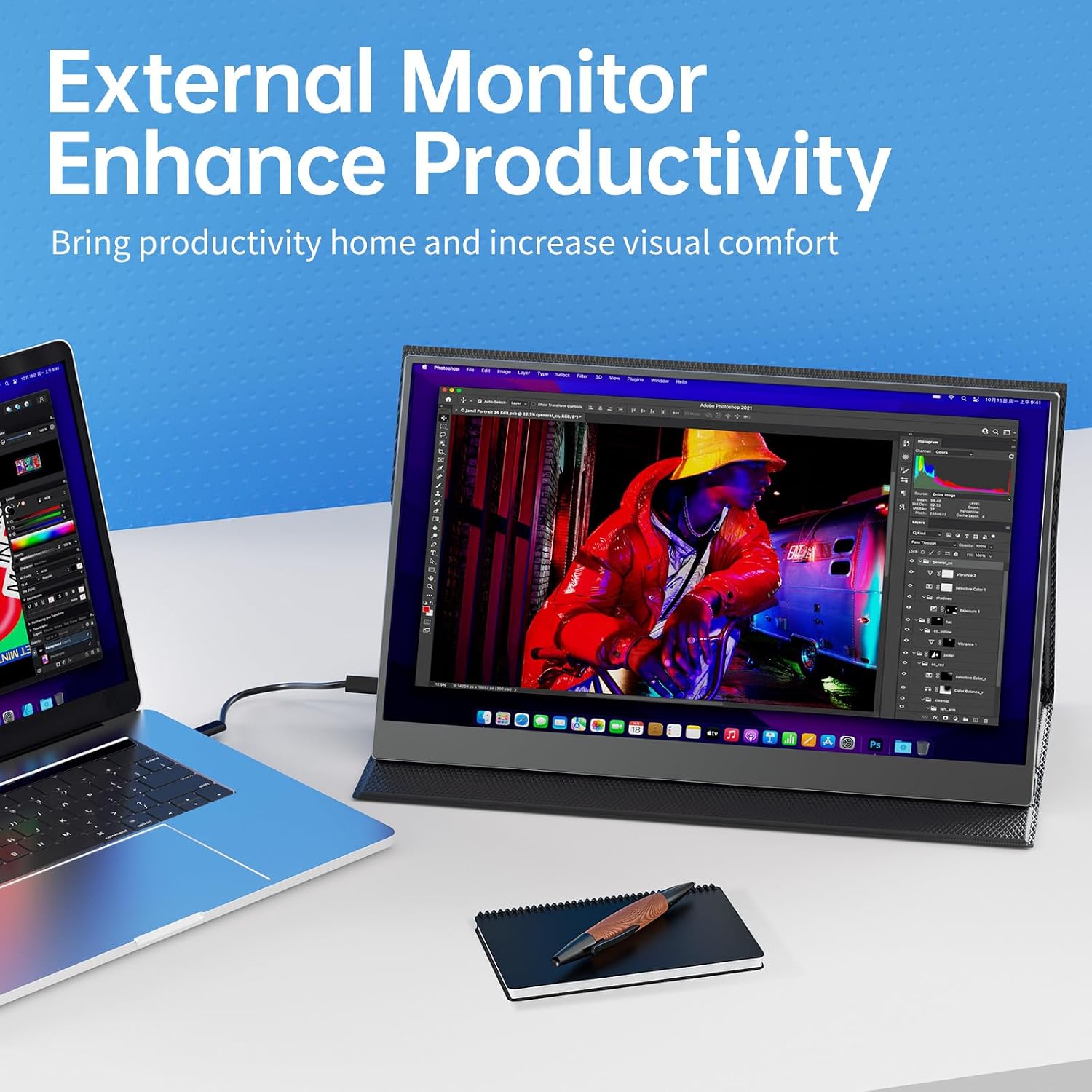 จอภาพพกพาขนาด 15.6 นิ้ว ความละ - Monitor Portable Usb บทวิจารณ์และราคา