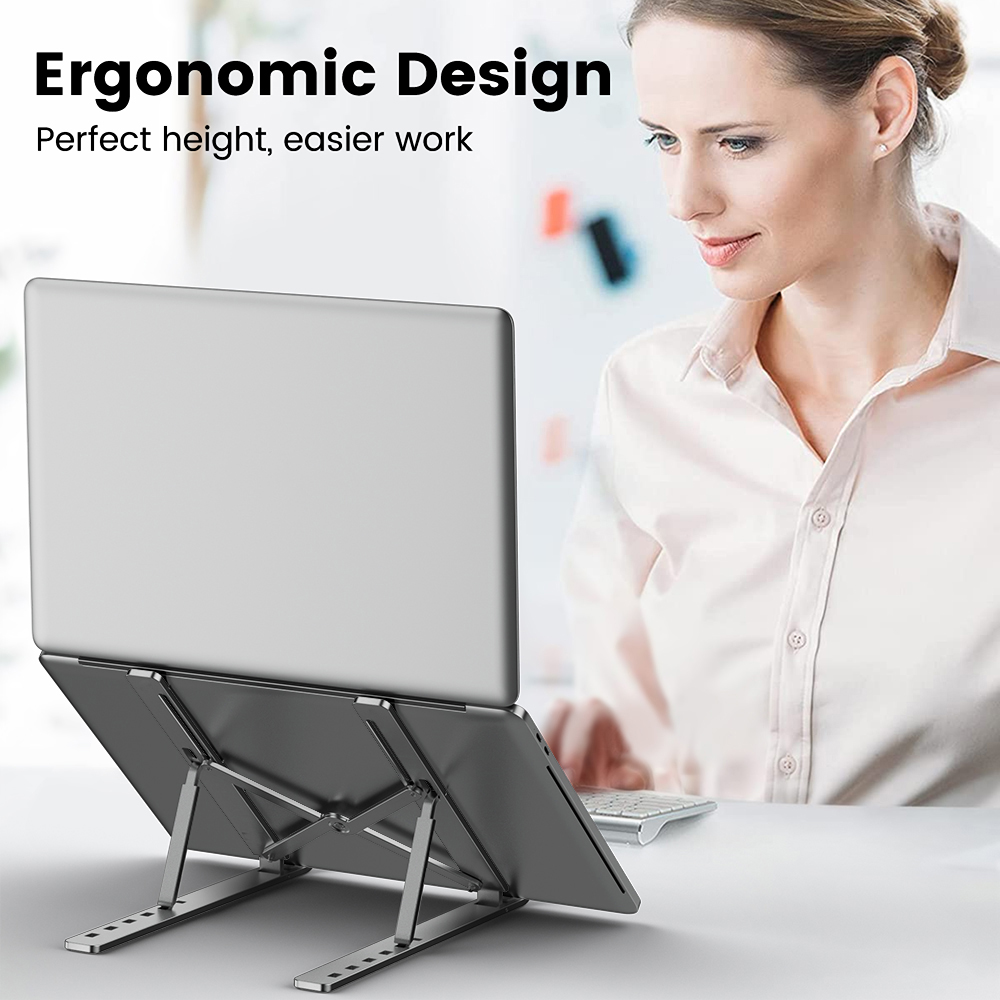 ที่วางแล็ปท็อปแบบปรับได้อลูมิเ - Mac Laptop Accessories บทวิจารณ์และราคา