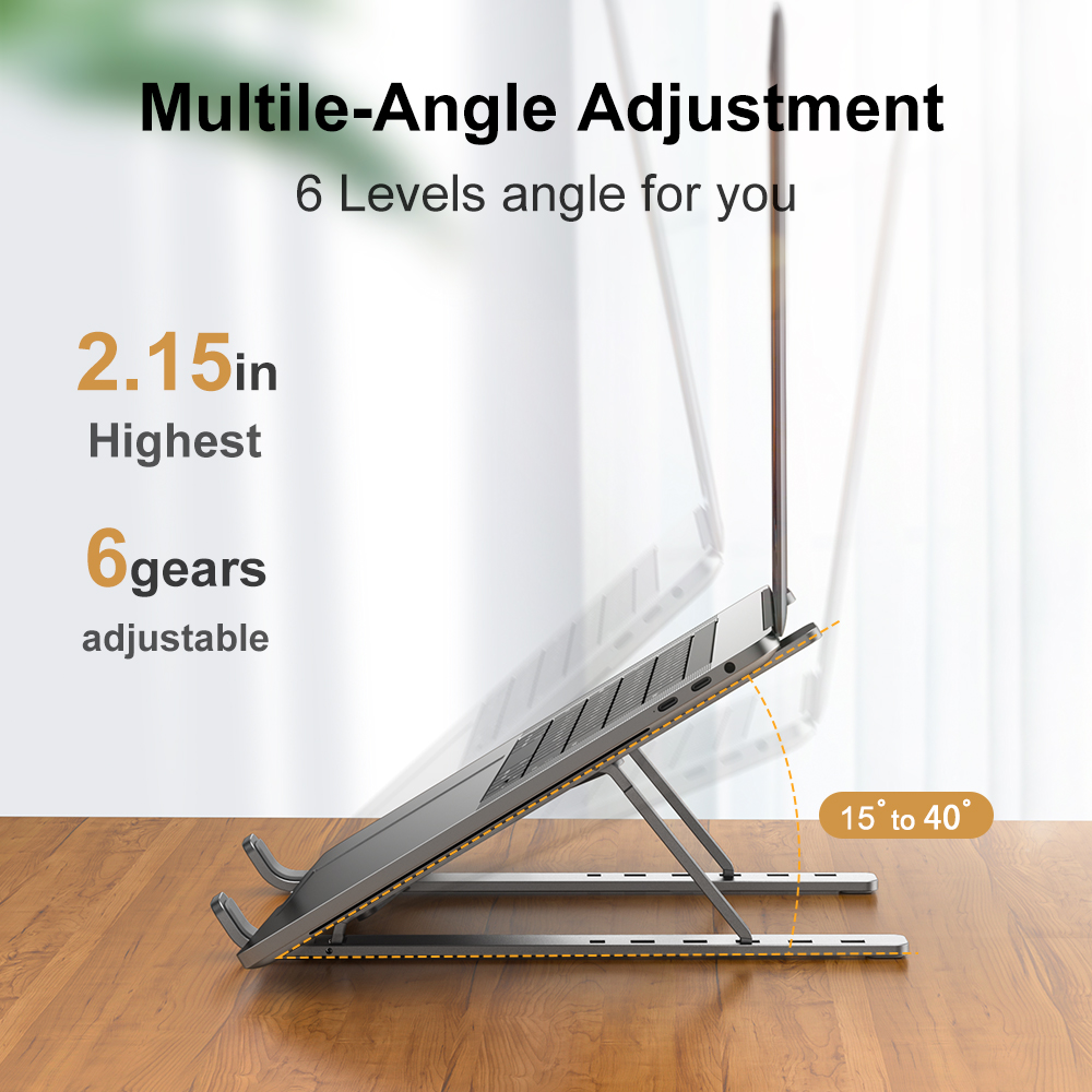 ที่วางแล็ปท็อปแบบปรับได้อลูมิเ - Mac Laptop Accessories บทวิจารณ์และราคา