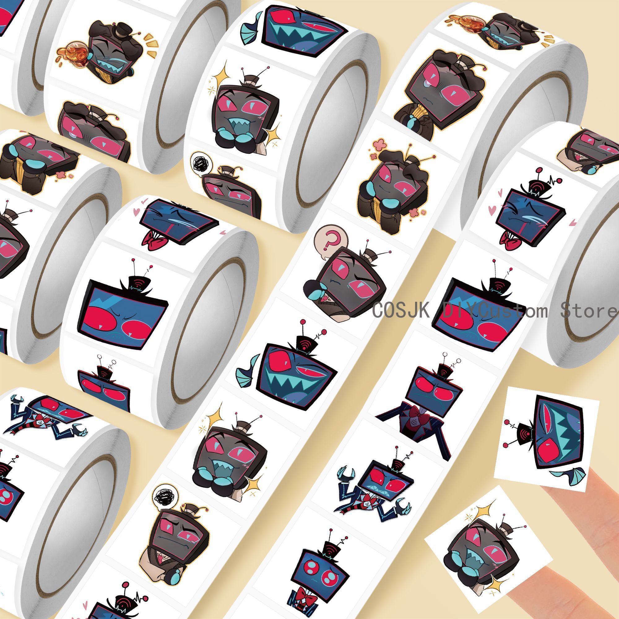 500 ชิ้น/ม้วนอะนิเมะ วอกซ์ คิว - Laptop Accessories For Students บทวิจารณ์และราคา