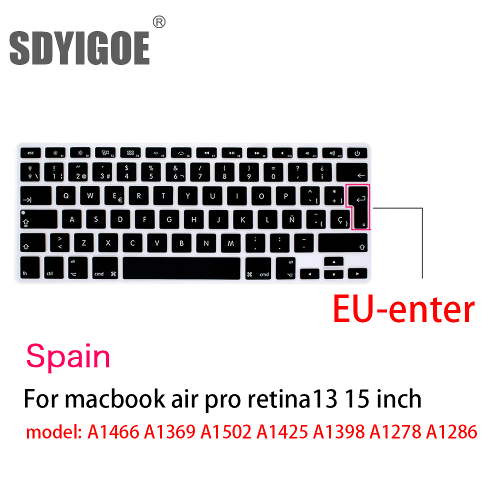 สเปนชิลี EU แป้นพิมพ์สำหรับ Ma - Mac Laptop Accessories บทวิจารณ์และราคา