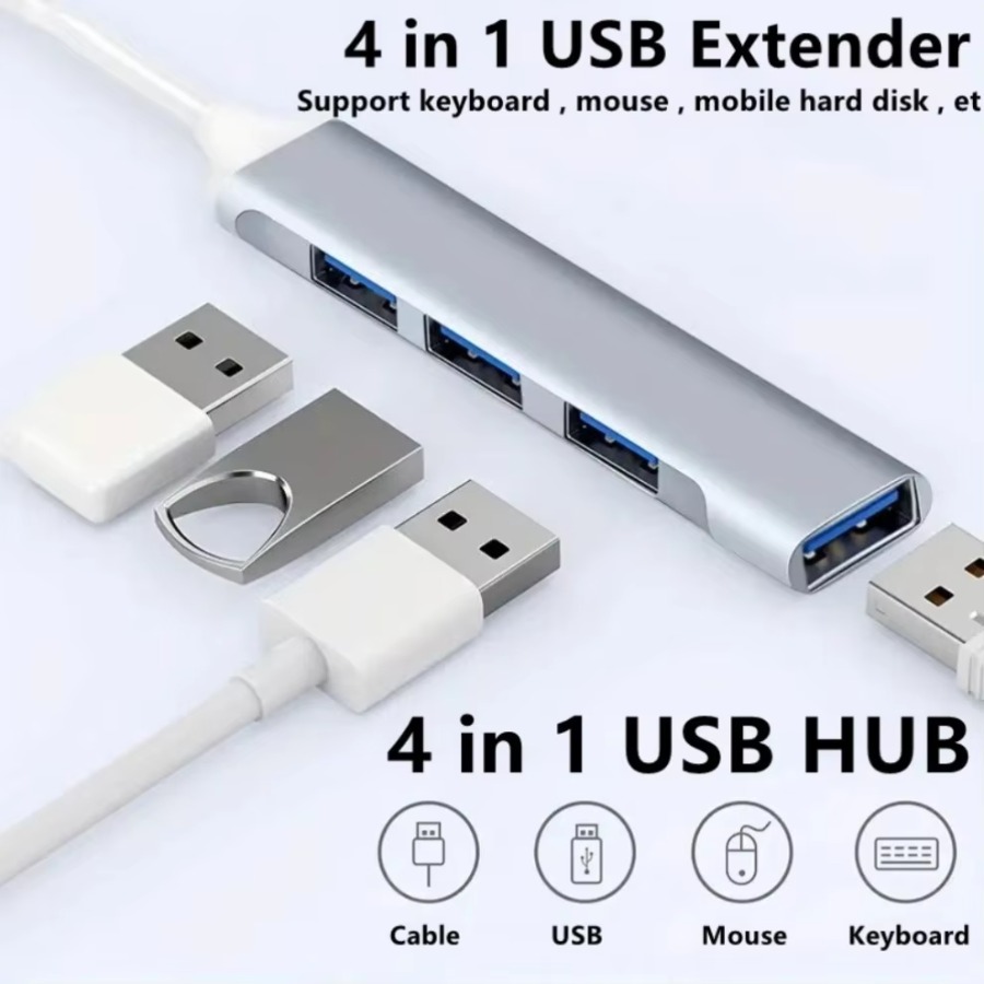 ฮับ USB 4 in 1 ฮับ USB-C 4 พอร - Mac Laptop Accessories บทวิจารณ์และราคา