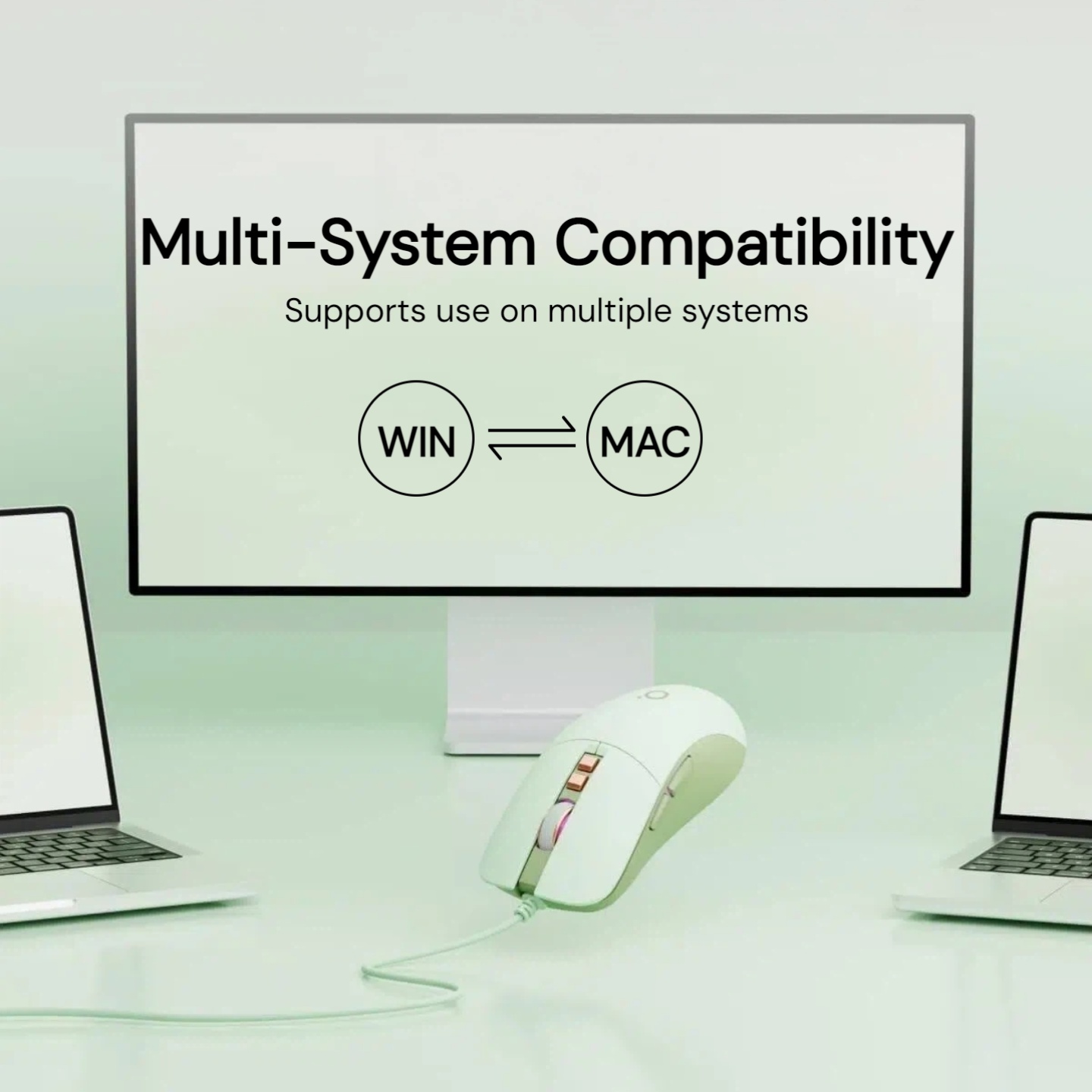เมาส์แบบมีสายสวยงาม ไร้เสียงรบ - Laptop Accessories For Students บทวิจารณ์และราคา