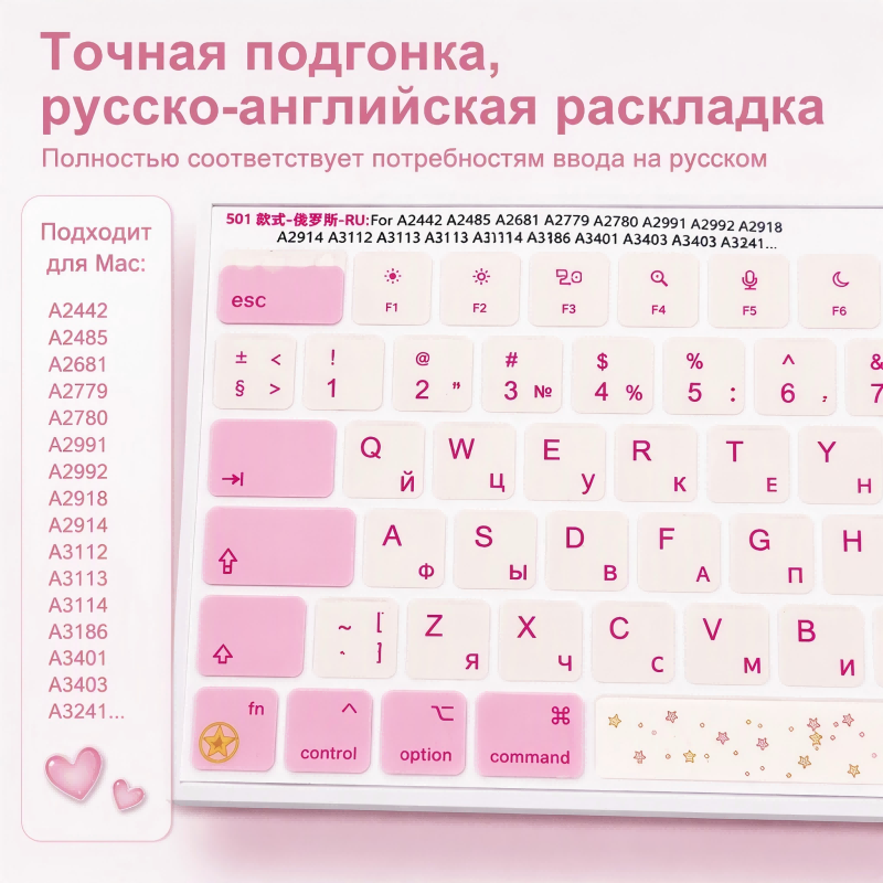 สติ๊กเกอร์คีย์แคปแบบ ISO Layou - Mac Laptop Accessories บทวิจารณ์และราคา