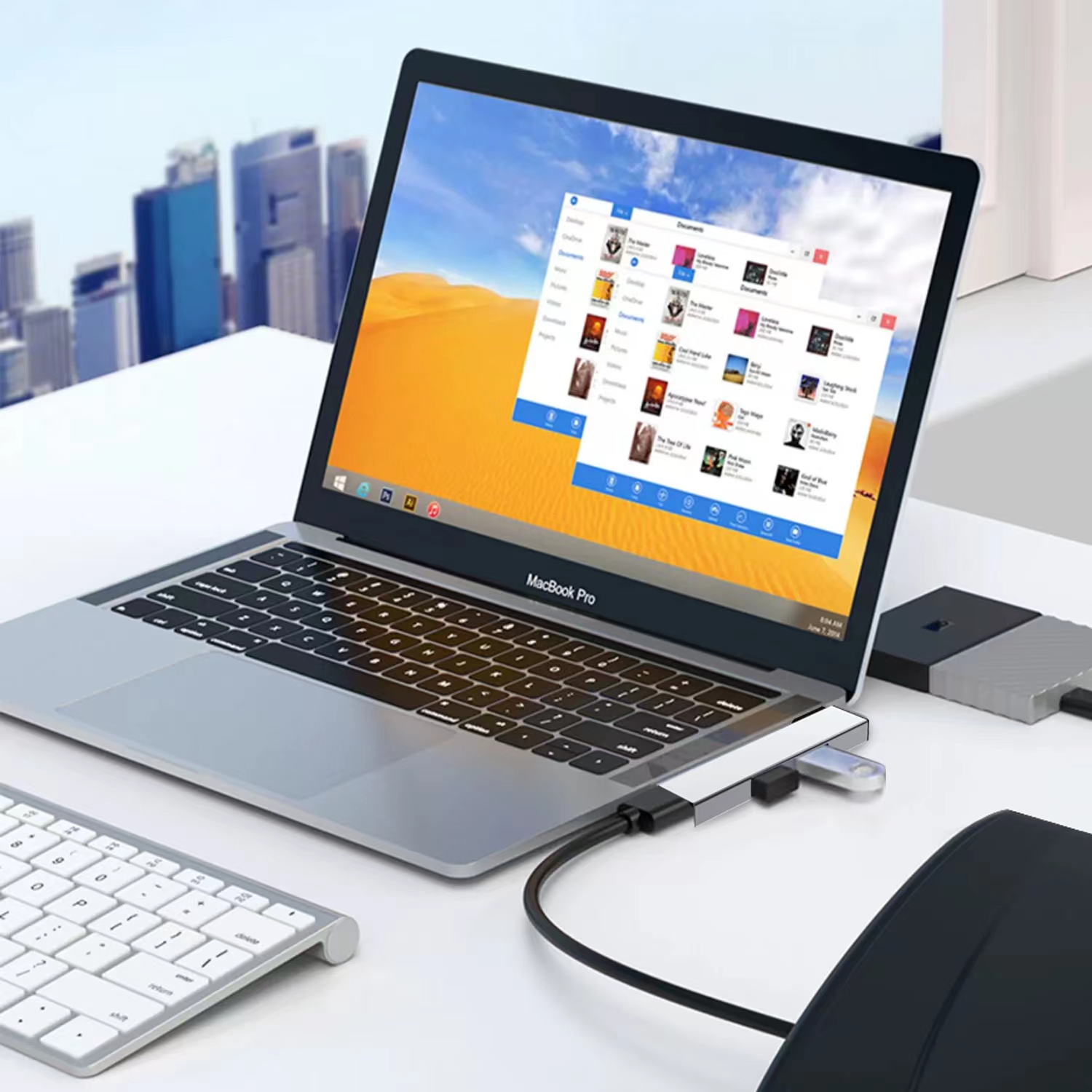 USB C HUB 3.0 ประเภท C 3.1 3 พ - Mac Laptop Accessories บทวิจารณ์และราคา