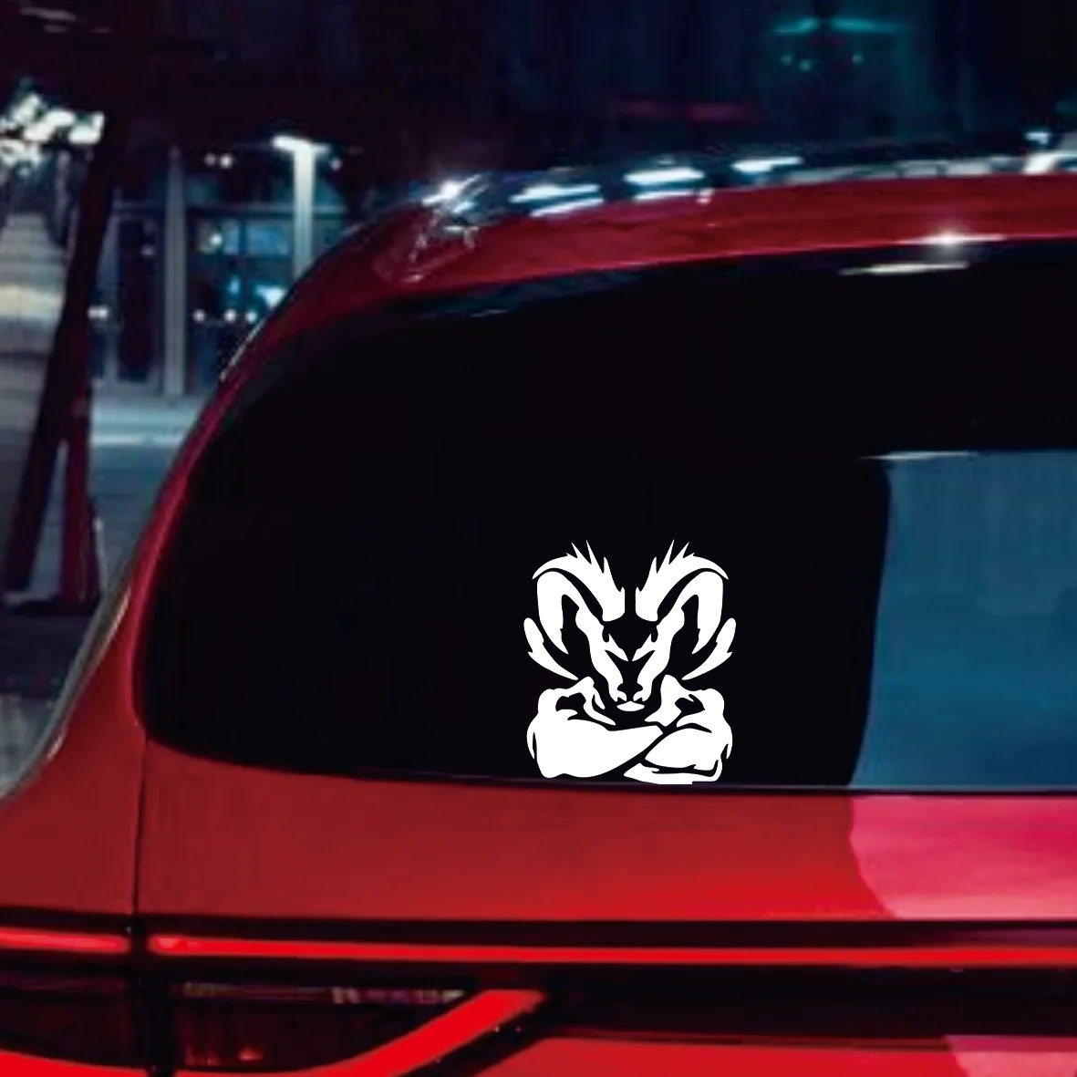 Creative Dodge Ram Head รถสติก - Laptop Accessories Ram บทวิจารณ์และราคา