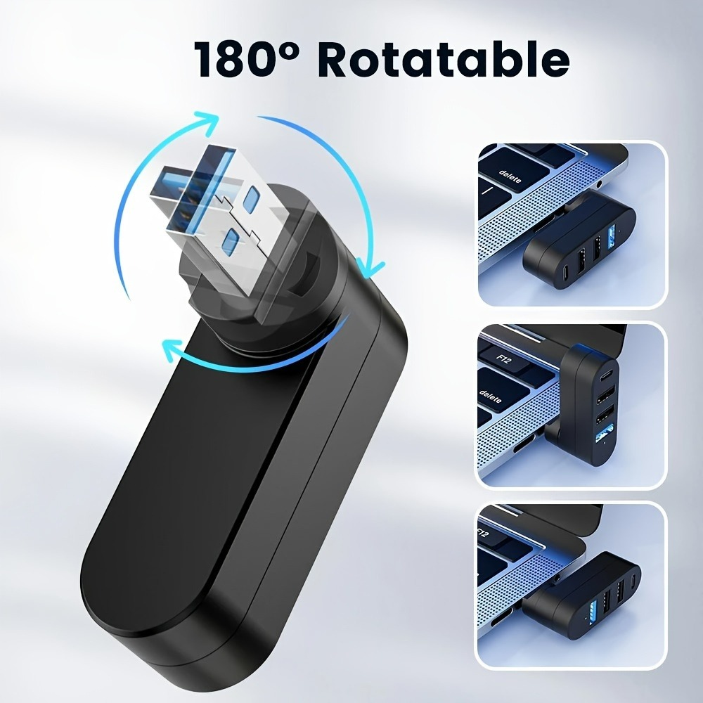 มินิสปลิตเตอร์ 4 พอร์ตยูเอสบีฮ - Laptop Accessories Macbook บทวิจารณ์และราคา
