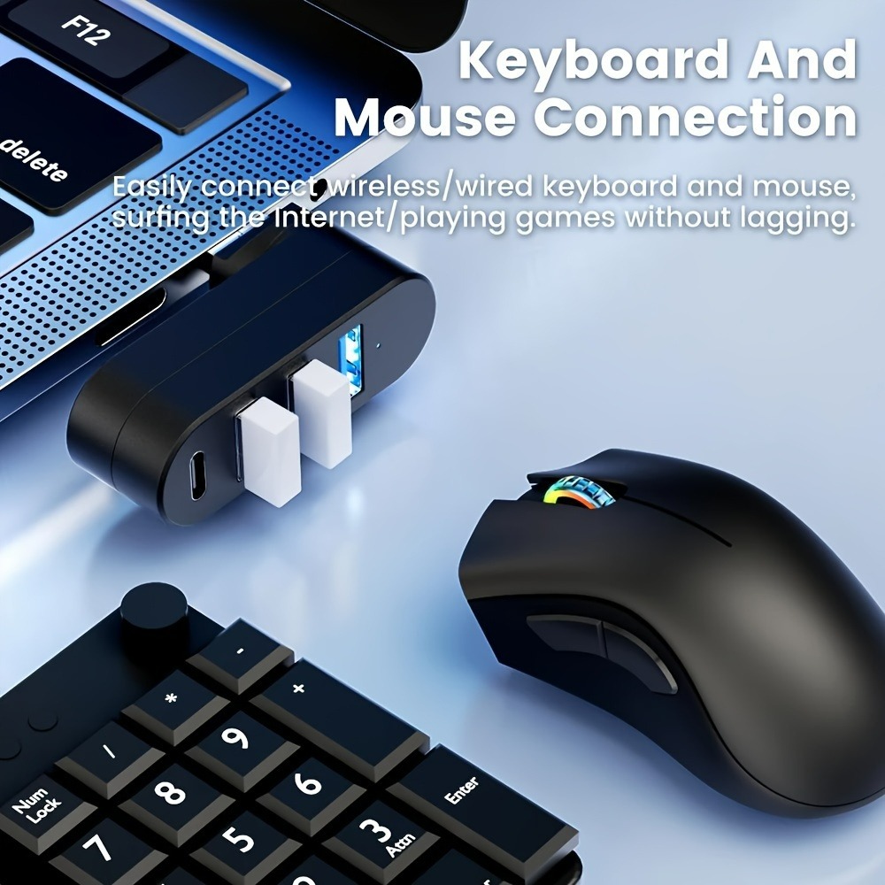 มินิสปลิตเตอร์ 4 พอร์ตยูเอสบีฮ - Laptop Accessories Macbook บทวิจารณ์และราคา