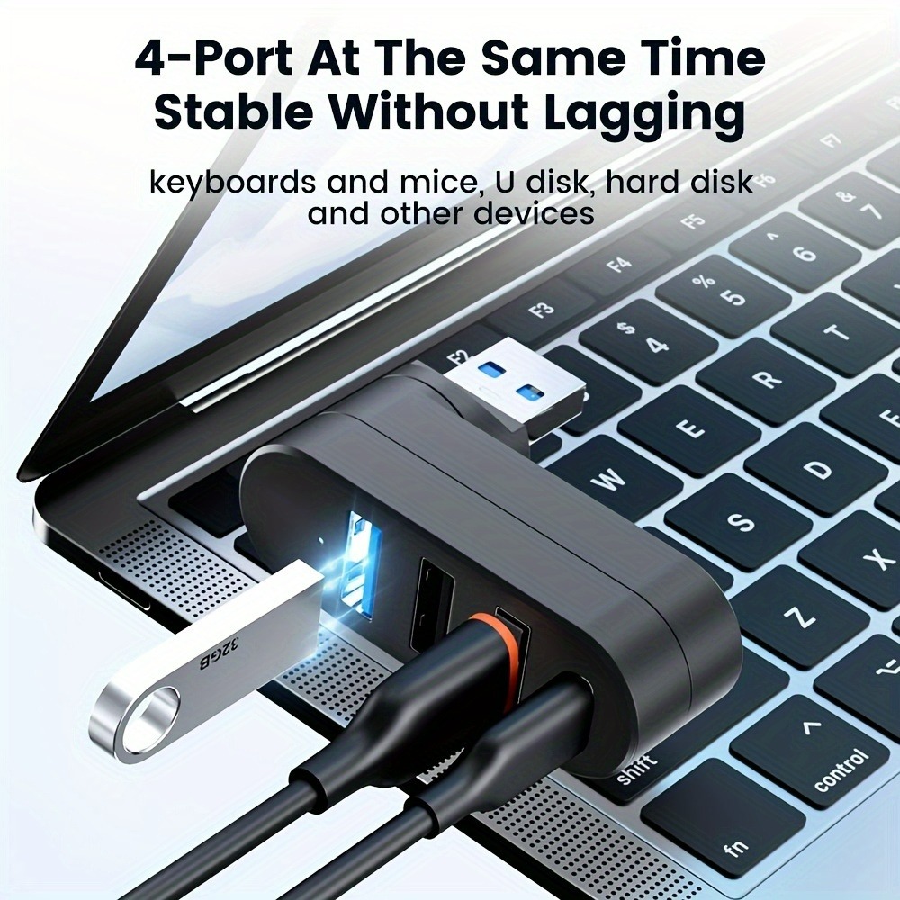 มินิสปลิตเตอร์ 4 พอร์ตยูเอสบีฮ - Laptop Accessories Macbook บทวิจารณ์และราคา
